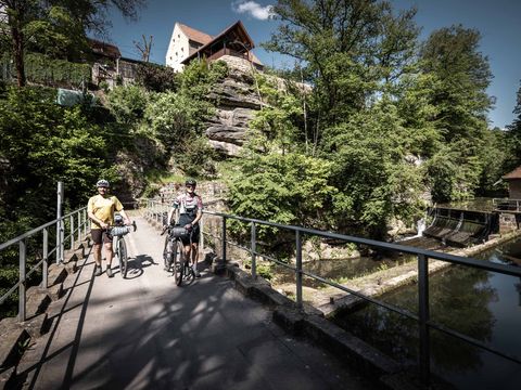 RockHead-Schiebestrecke an der Daubemühle in Lohmen