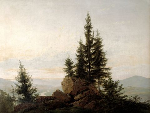 Caspar David Friedrich: Ausblick ins Elbtal